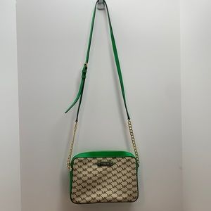 Michael Kors jet set Lg crossbody Nat/Palm color